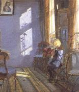 Anna Ancher, Sunshine in the Blue Room (nn02)
